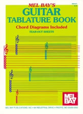 MANUSCRIPT GUITAR TABLATURE BOOK